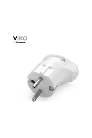 Viko Monoblok Ups Topraklı L Erkek Fiş Beyaz N11.359