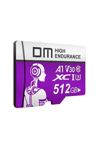 Dm High Endurance Class 10 A1 U3 V30 512 Gb Micro Sd Kart - Teşhir