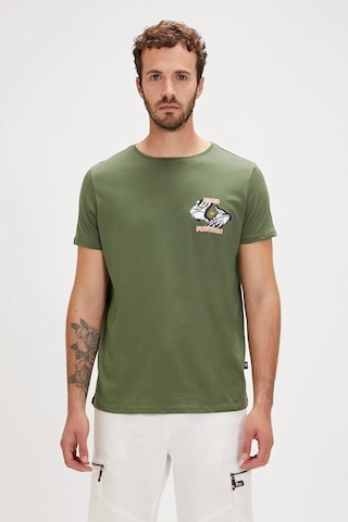Bad Bear Focus T-shırt Haki Erkek Tshirt Siyah