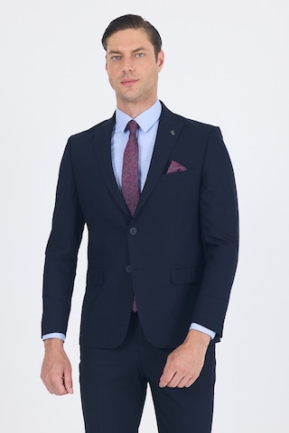İmza Lacivert Kırlangıç Yaka 6 Drop Slim Fit Tam Astar Esnek Takım Elbise 1001255011 Basic Lacivert