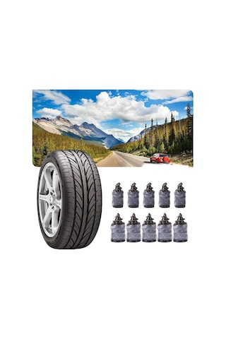 Araç Oto 10 Adet Kolay Kullanılabilir Araba Lastiği Tamir Seti