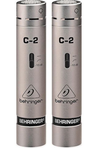 Behringer C-2 Stüdyo Tipi Condenser Kayıt Mikrofonu (2'li)