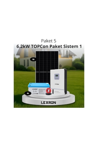 Urla Solar 6.2kw Topcon Paket Sistem 1 Paket 5