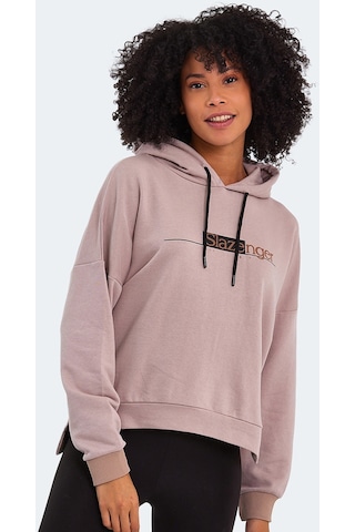 Slazenger Magnet Kadın Sweatshirt Vizon St22Wk030-311 Vizon