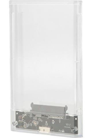 Vkemall Usb3.0 5gbps Hızlı Veri Transferi, 2.5 İnç Sata Ssd/hdd Desteği, Şeffaf Kasa, Tak Ve Kullandır U25ty3.0 Disk Kutusu Disk Dahil Değil