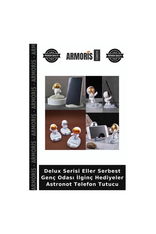 Delux Serisi Eller Serbest Genç Odası İlginç Hediyeler Astronot Telefon Tutucu