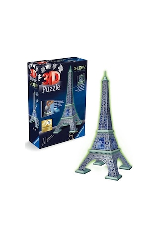 Ravensburger Karanlıkta Parlayan 3d Puzzle Eyfel