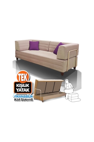 Seray Kılıflı Yataklı Sandıklı Serbora Kanepe