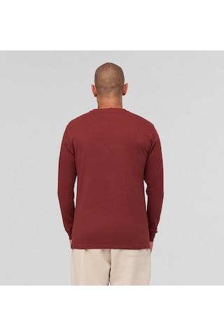 Columbia Cs0354 Csc M Basic Sm Logo Ls Tee Erkek Uzun Kollu T-shirt 9110161681 Bordo
