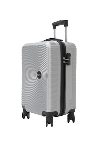 Escape Vlz 072-set Abs 8 Tekerlekli Büyük, Orta, Kabin Boy Valiz, Bavul Seti, Açık Gri