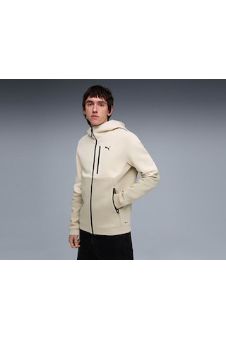 Puma Pumatech Full-zip Hoodie Dk Erkek Günlük Ceket 63441587 Krem Krem