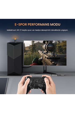 Veggieg 1100 Mbps Dual Band Wi-fi 6 Alıcı Ve Bluetooth 5.4 Adaptör Mini Usb Dongle