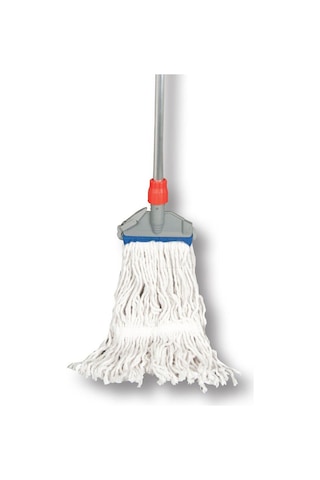 Cod-Ex Dar Yedek Islak Mop Püskül Paspas Başlığı Pamuklu Beyaz 3'lü 450 G 17 CM