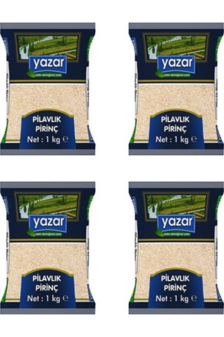 Yazar Pilavlık Pirinç 4 x 1 KG