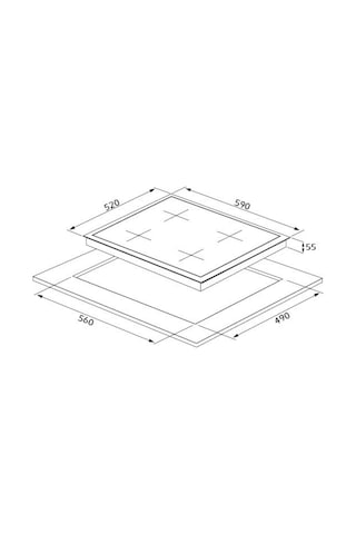 Silverline CS5343W01 60 CM Ankastre Ocak