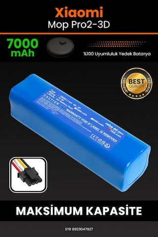 Vacuum Mop Pro2+ 3d Batarya 7000mah Stytj02zhm Süpürge Bataryası