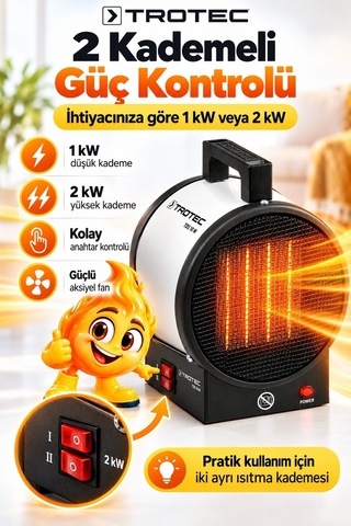 Trotec TDS 10 M Seramik Isıtıcı