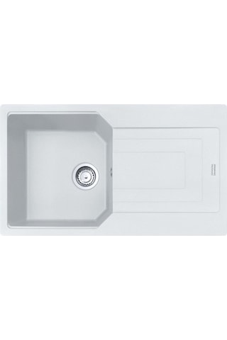 Franke Urban UBG 611-86 Bianco Granit Eviye - Active Plus Doccia Krom 2.0 Batarya Seti