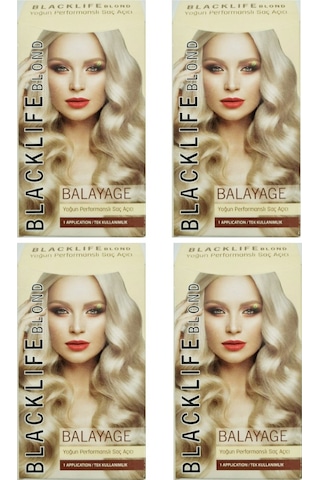 Blacklife Blond Balayage Yoğun Performanslı Saç Renk Açıcı 4 Adet