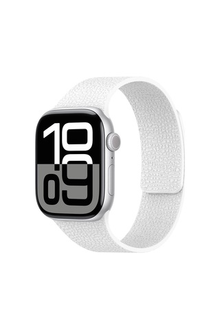 Apple Watch Uyumlu  40mm Zore Krd-136 Kabartma Desenli Silikon Kordon