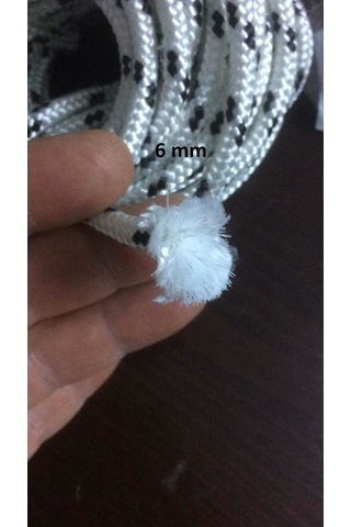 Molhalat 6 Mm İskota Halat 200 Metre - İpek Halat - Bayrak İpi Yüksek Kalite En Uygun Fiyat-9035843755306