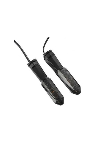 Pazly 2 Adet Motosiklet Led Dönüş Sinyali, Yüksek Parlaklık, Lmk00133sm/ Smokey