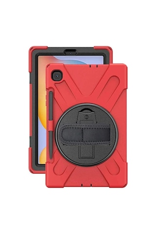 Galaxy Uyumlu Tab S6 Lite P610/p615/ P617 Kılıf Kalem Yerli 3 Katmanlı Standlı Zırh Kılıf/shockproof- 5775