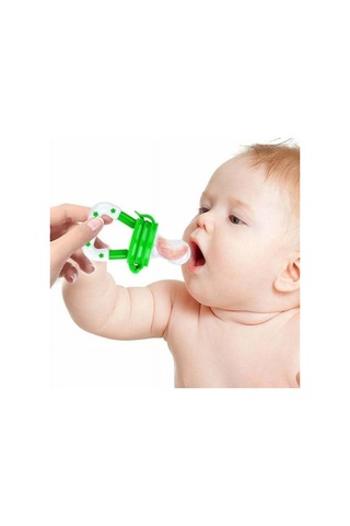 Maiyame 6-12 Aylık Bebekler İçin 2'li Yeşil Silikon Yemek/diş Çiçeği: Sağlıklı, Kolay Temizlenir, Çok Amaçlı Çok Renkli