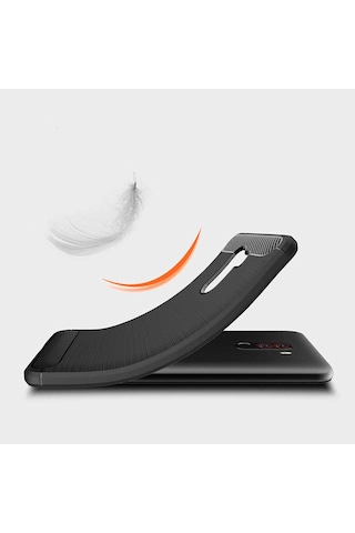 Xiaomi Pocophone F1 Kılıf Zore Room Silikon Kapak Gri