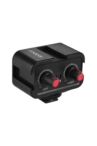 Andoer Ws-vs Çift Kanallı Mikrofon Ses Mikseri