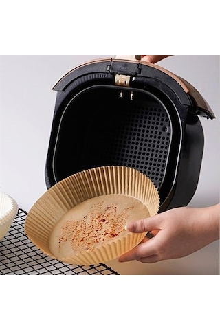Adet Air Fryer Pişirme Kağıdı Tek Kullanımlık Hava Fritöz Yağ Geçirmez Yapışmaz Tabak Model