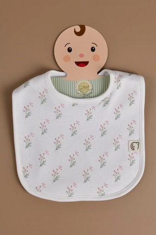 E&f Store Kız Bebek 3'lü Sıvı Geçirmez Mama Önlüğü Seti - Model 2 Çok Renkli
