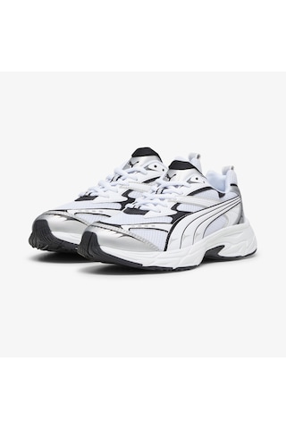 Puma Morphic Base Erkek Gri Spor Ayakkabı Düz 392982 Gri
