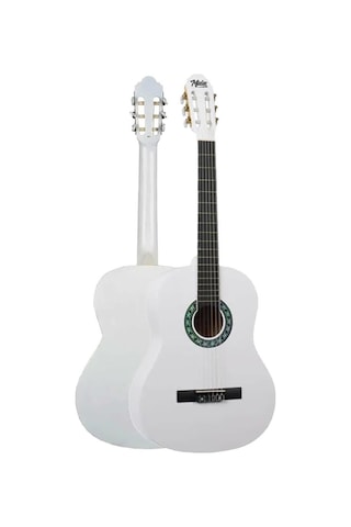 Midex Cg-270wh Beyaz Renk Klasik Gitar 4/4 Yetişkin Boy Sap Ayarl