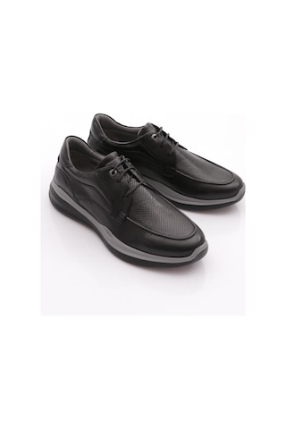 Dgn 5953 Erkek Bağcikli Sneakers Ayakkabi Siyah