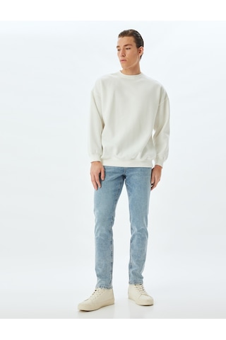 Koton Slim Fit Kot Pantolon - Brad Jean Açık İndigo 5wam40079nd Açık İndigo