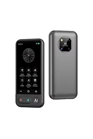Çeşithane Akıllı Sesli Çeviri Cihazı Z16 139 Dil Destekli Anlık Tercüman, Online & Offline Çeviri, Kame