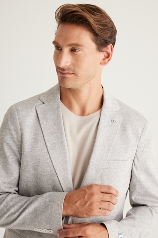 AC&Co / Altınyıldız Classics Erkek Syb Slim Fit Dar Kesim Mono Yaka %100 Pamuk Desenli Ceket Syb Çok Renkli