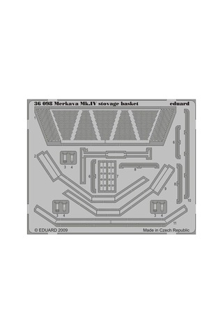 Eduard 36098 1/35 Ölçek, Merkava Mk.ıv Stowage Basket - Std.phot