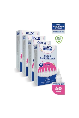 Nazal Burun Aspiratörü Yedek Uç 40 Adet