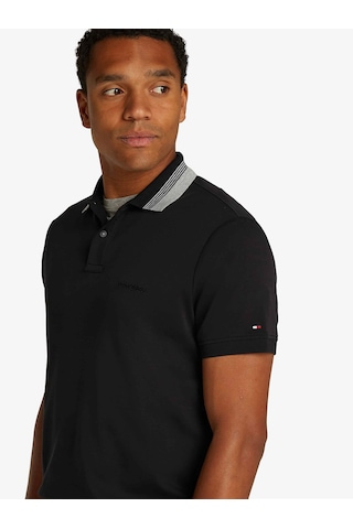 Tommy Hilfiger Tommy Hılfıger Erkek T-shırt Mw0mw38466-bds Siyah