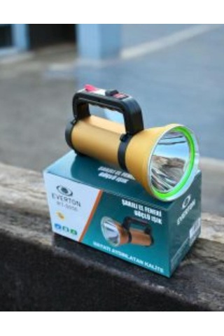 El Feneri 50w Şarjlı El Feneri Güçlü Işık Sarı