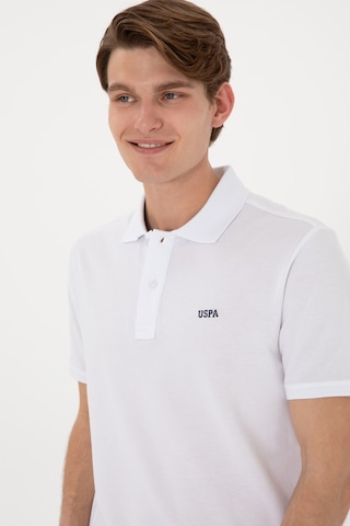 U.S. Polo Assn. Erkek Regular Fit Polo Yaka Beyaz Basic Tişört 50306007-VR013