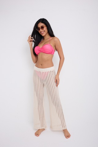 By Papi Zincir Desen Pantolon Ekru