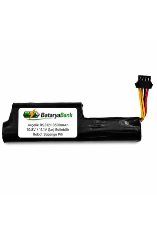 Arçelik Rs 3121 Uyumlu Robot Süpürge Bataryası 10.8v / 11.1v 3500mah Li-ion Şarj Edilebilir Yüksek Kapasiteli Pil
