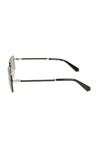 Calvin Klein Jeans Ckj 25206s 043 61 Unisex Dikdörtgen Gümüş Metal Güneş Gözlüğü Gri