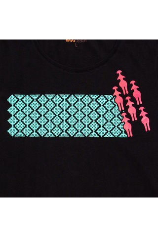 Biggdesign Ana Tanrıça Siyah Kadın T-Shirt