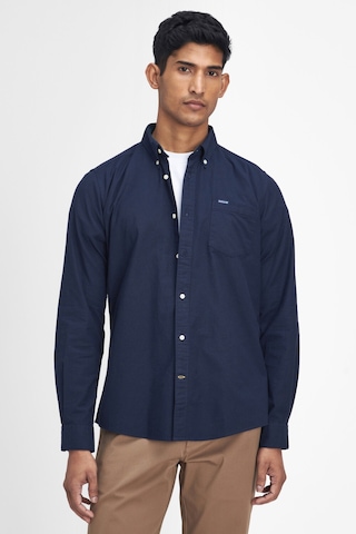 Barbour Marsden Tailored Oxford Gömlek Ny76 Sapphire Navy Lacivert