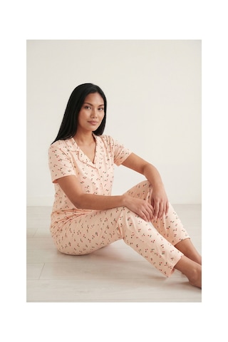 Lela Bayan Pijama Takımı 65750101y Somon