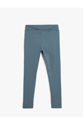 Koton Basic Tayt Beli Lastikli Mavi 5wkg40070ak Mavi